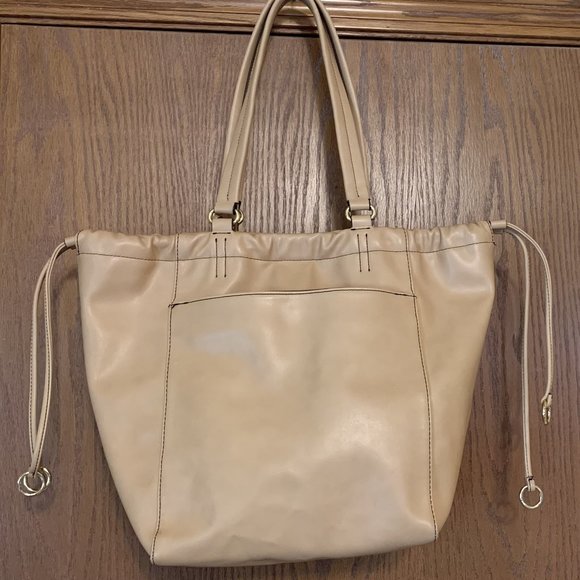 Calvin Klein Beige Tote Handbag - Picture 2 of 6